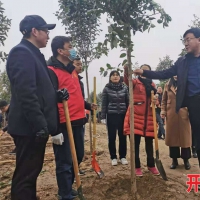 禹王臺區(qū)開展冬季義務植樹活動