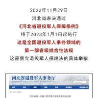 1月1日施行，全國首個！省級退役軍人保障條例來了